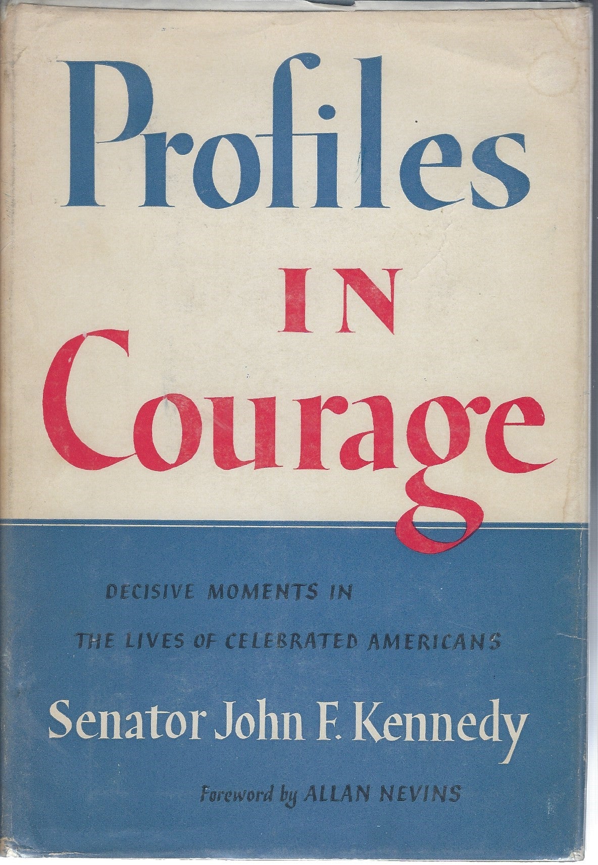 John F Kennedy signed Profiles in Courage book