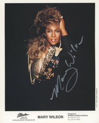 Mary Wilson signed photo. GFA Authenticated