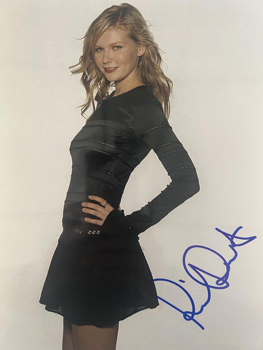 Actress Kirsten Dunst signed photo