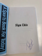 Tom Bunevich signed book