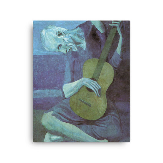 Pablo Picasso The Old Guitarist 1903 Canvas Wall Art