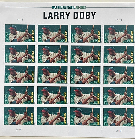 2012 MLB All-Stars Larry Doby stamp set of 20