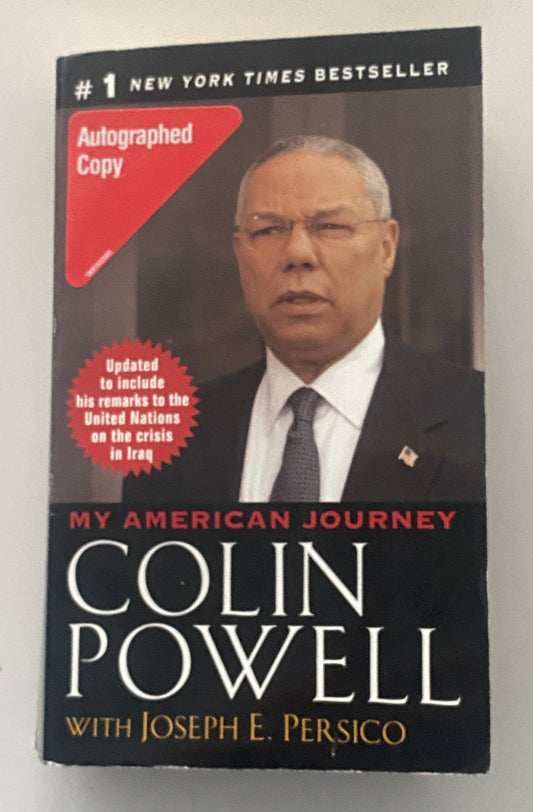 Colin Powell signed book