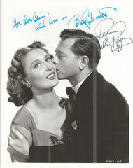 Betty Garrett & Mickey Rooney Signed Photo