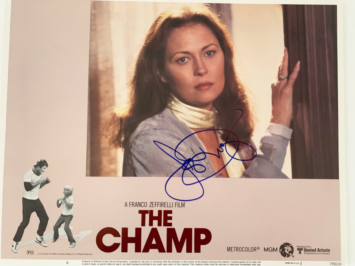 The Champ Signed Lobby Card