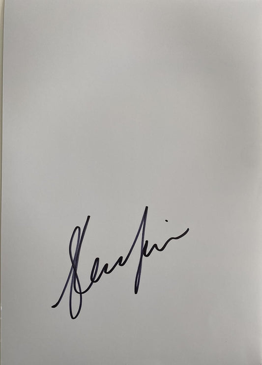 Queen of Country Pop Shania Twain original signature