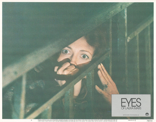 Eyes of Laura Mars 1978 original vintage lobby card