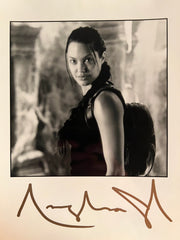 Angelina Jolie facsimile signed photo. 8x10 Inches