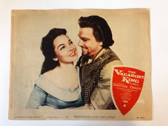 The Vagabond King original 1956 vintage lobby card