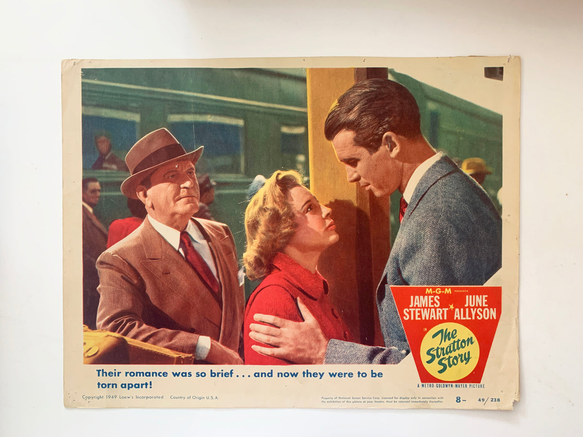 The Stratton Story original 1949 vintage lobby card