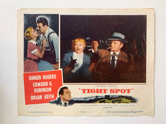 Tight Spot original 1955 vintage lobby card