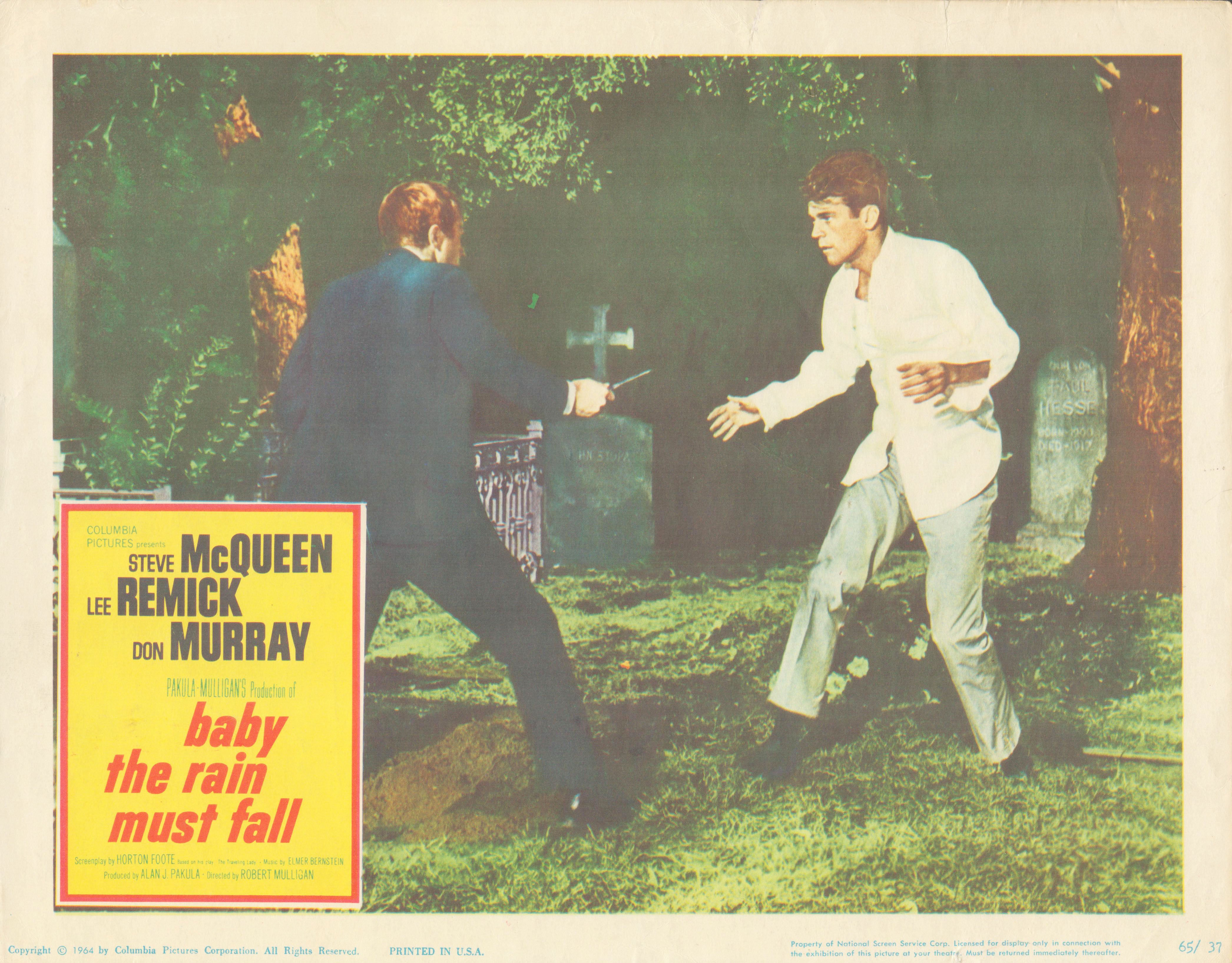 Baby the Rain Must Fall 1964 original vintage lobby card