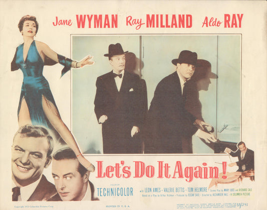 Let's Do It Again set of 8 original lobby cards