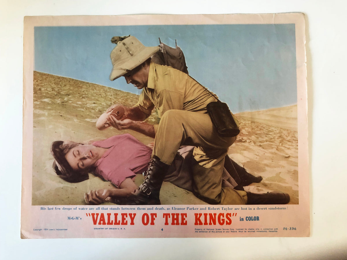 Valley of the Kings original 1954 vintage lobby card