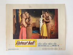 Retreat Hell original 1952 vintage lobby card