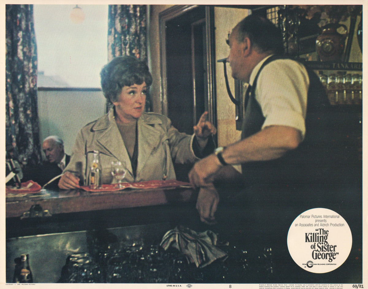 The Killing of Sister George set of 8 original lobby cards