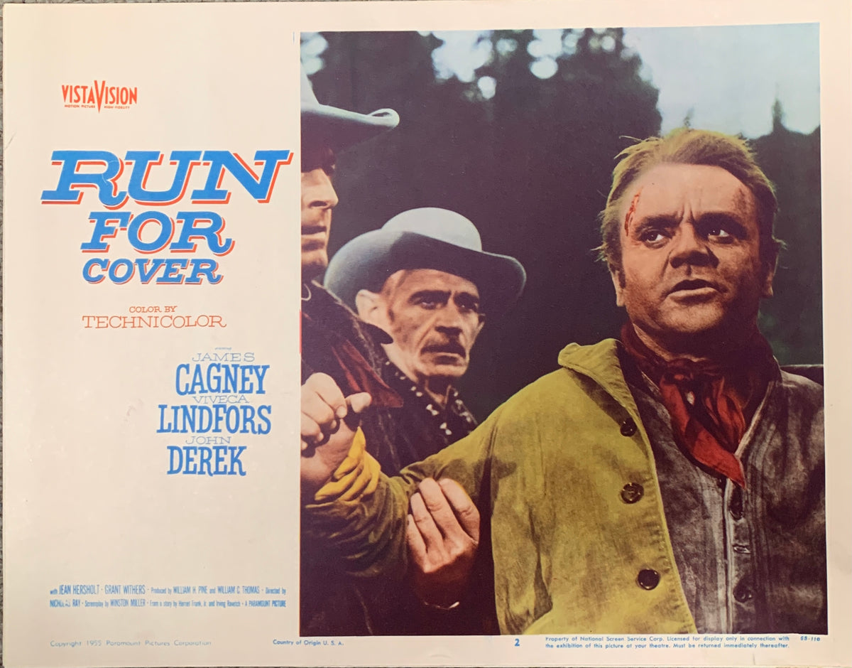 Run For Cover 1955 original lobby card