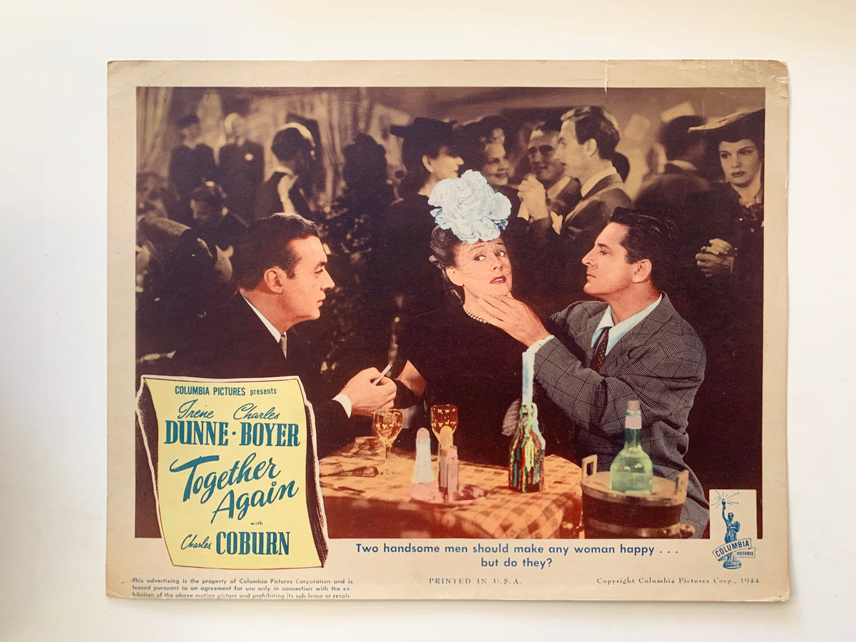 Together Again original 1944 vintage lobby card