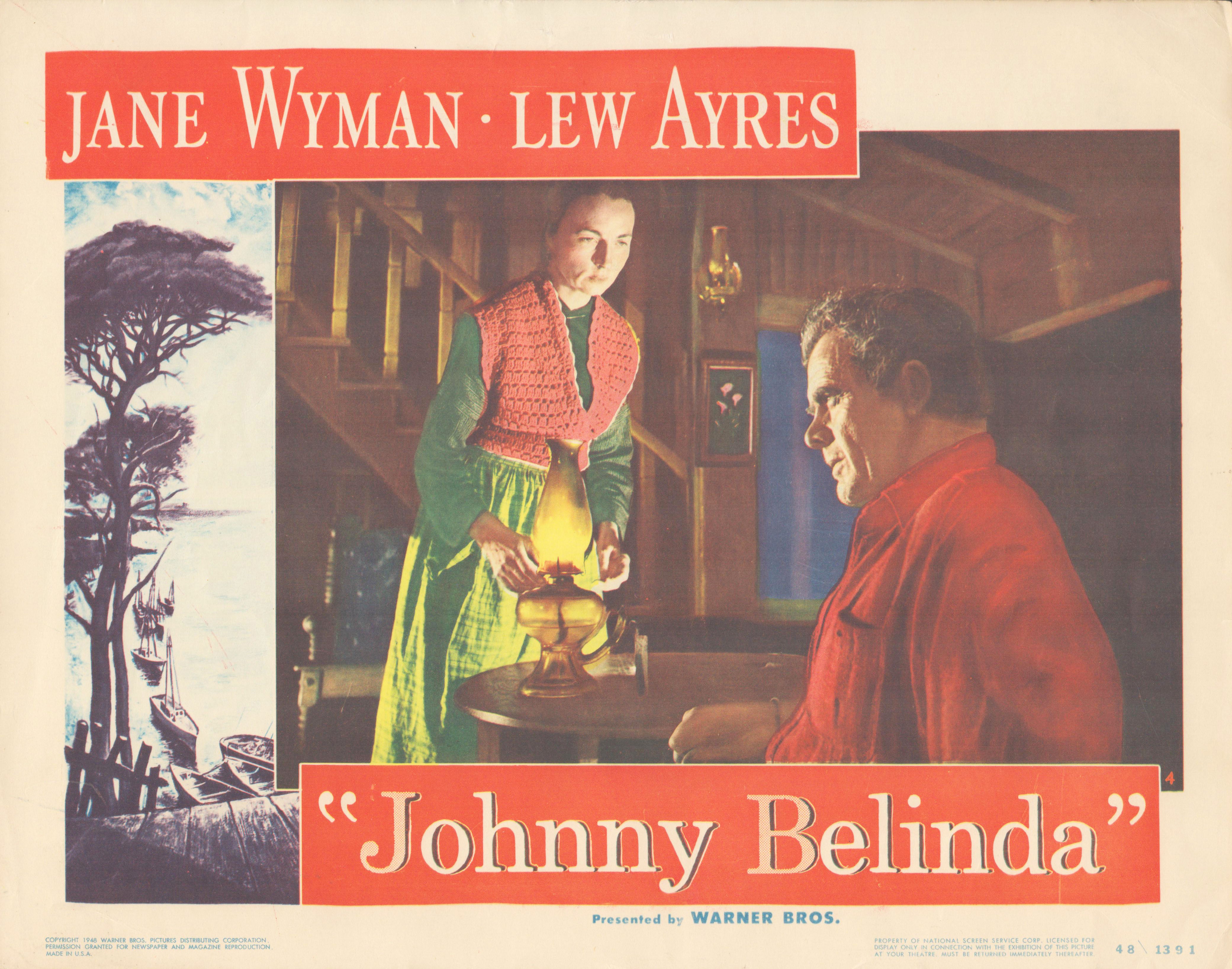 Johnny Belinda 1948 original vintage lobby card