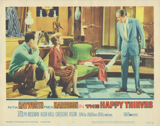 The Happy Thieves set of 8 original lobby cards