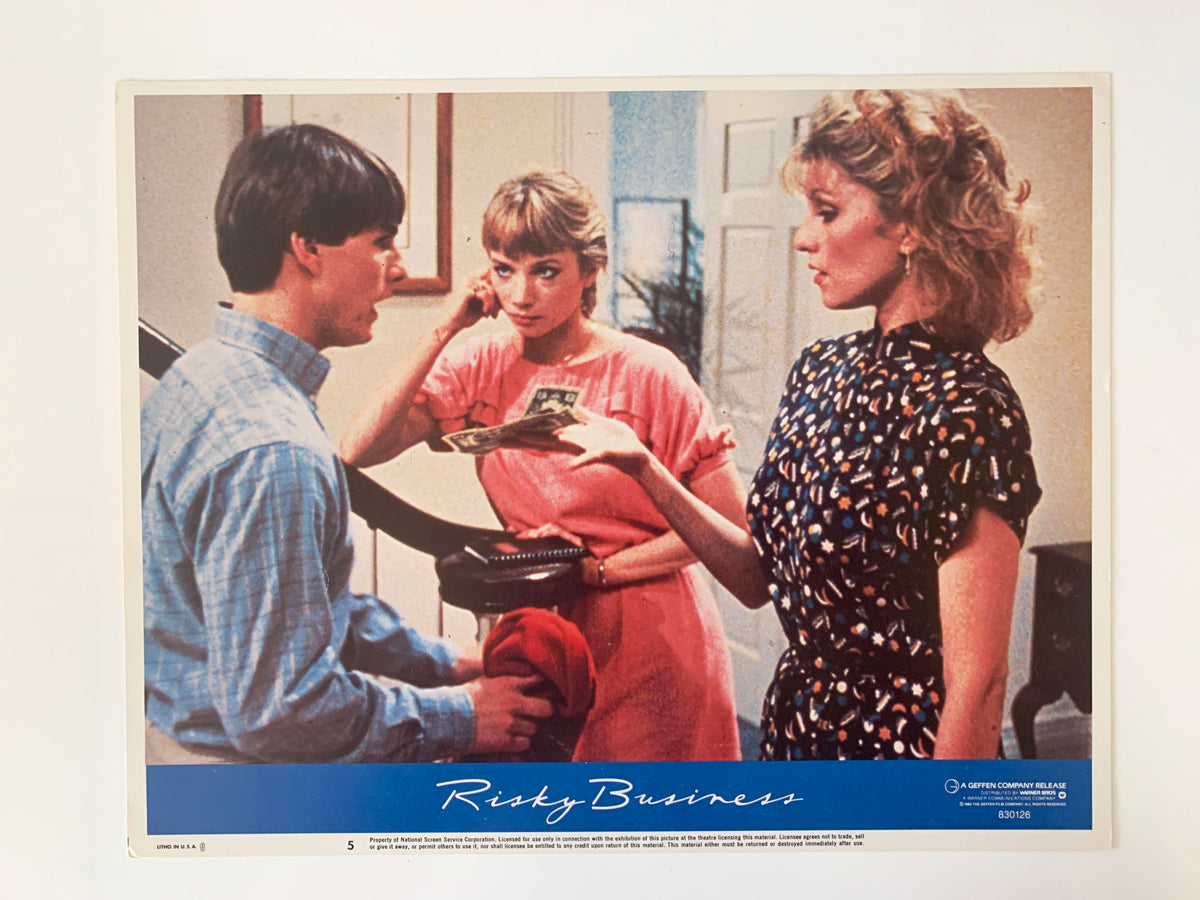 Risky Business original 1983 vintage lobby card