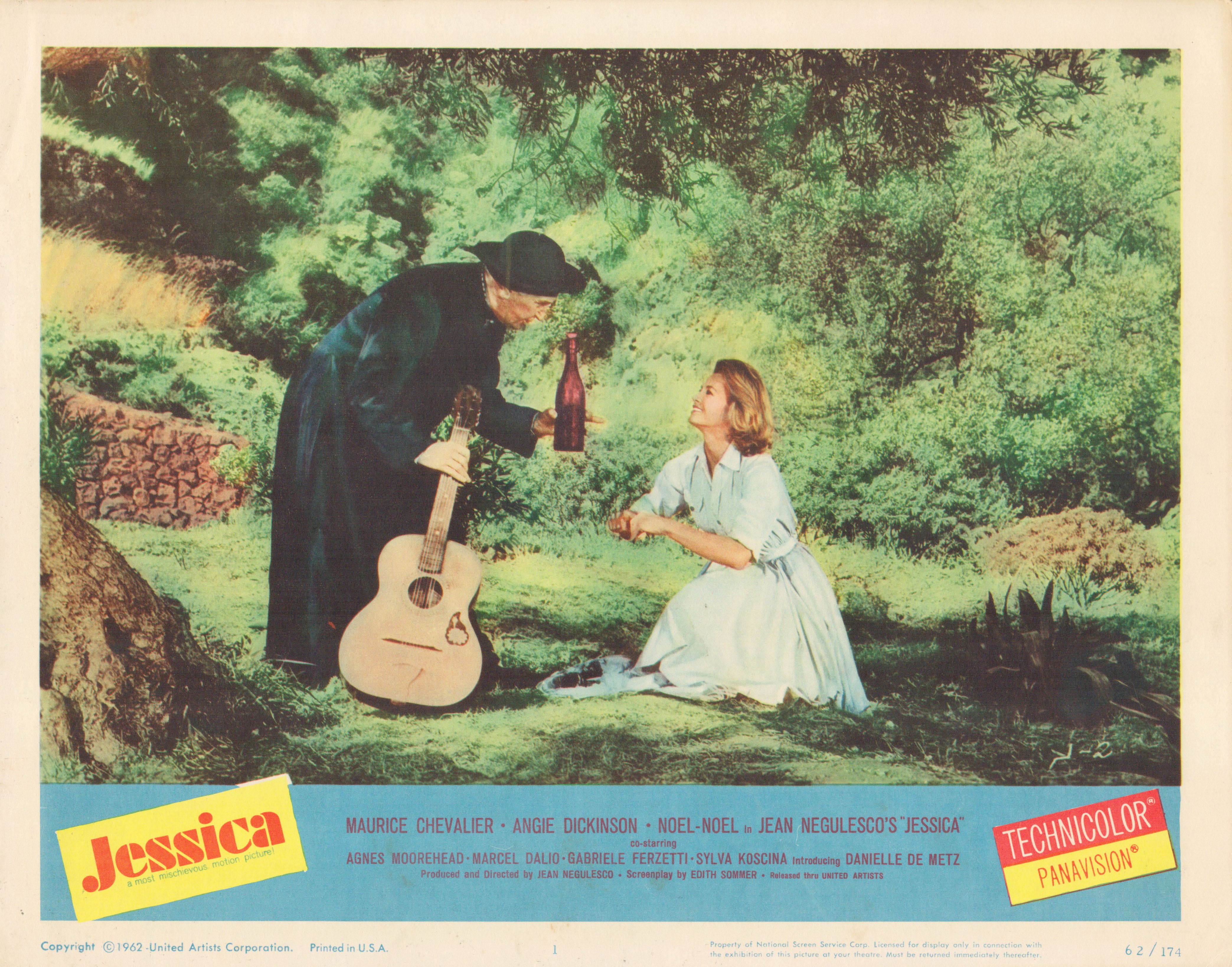 Jessica 1962 original vintage lobby card