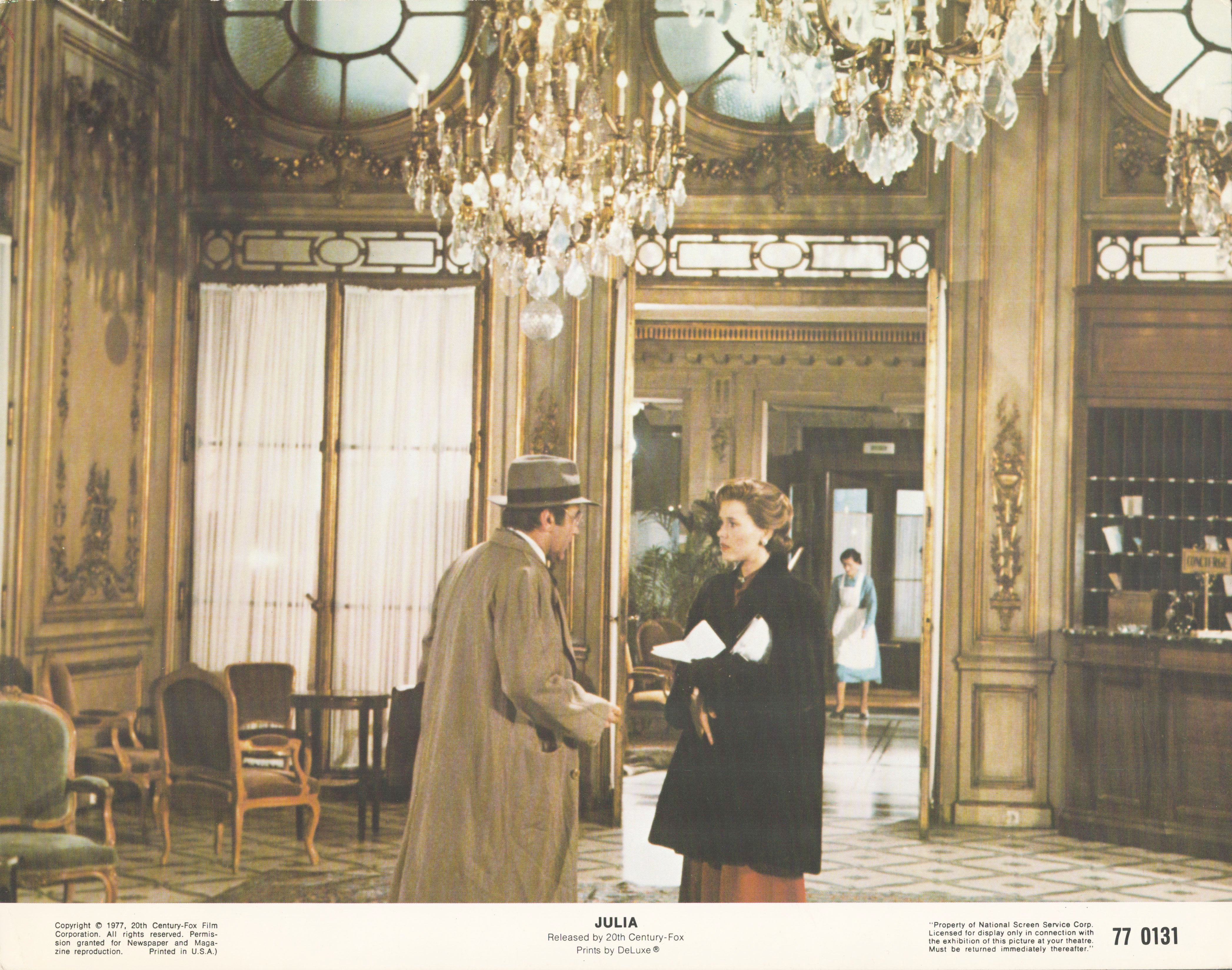 Julia 1977 original vintage lobby card