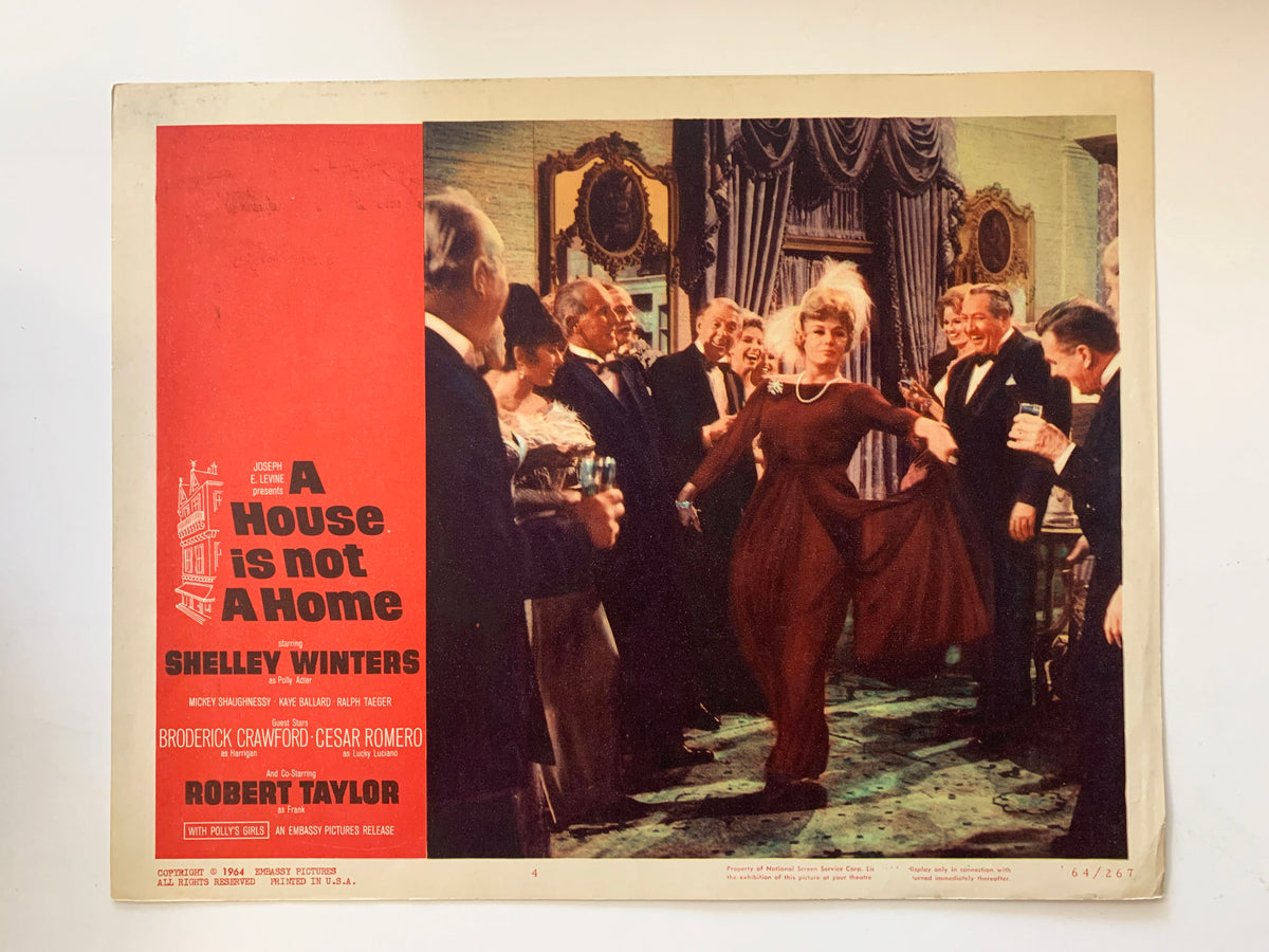 A House Is Not a Home original 1964 vintage lobby card