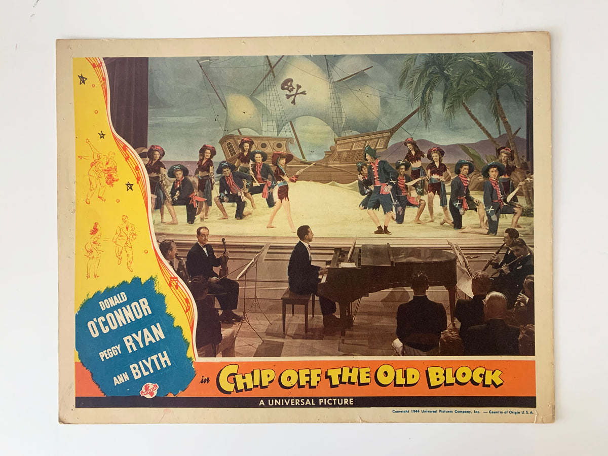 Chip Off the Old Block original 1944 vintage lobby card