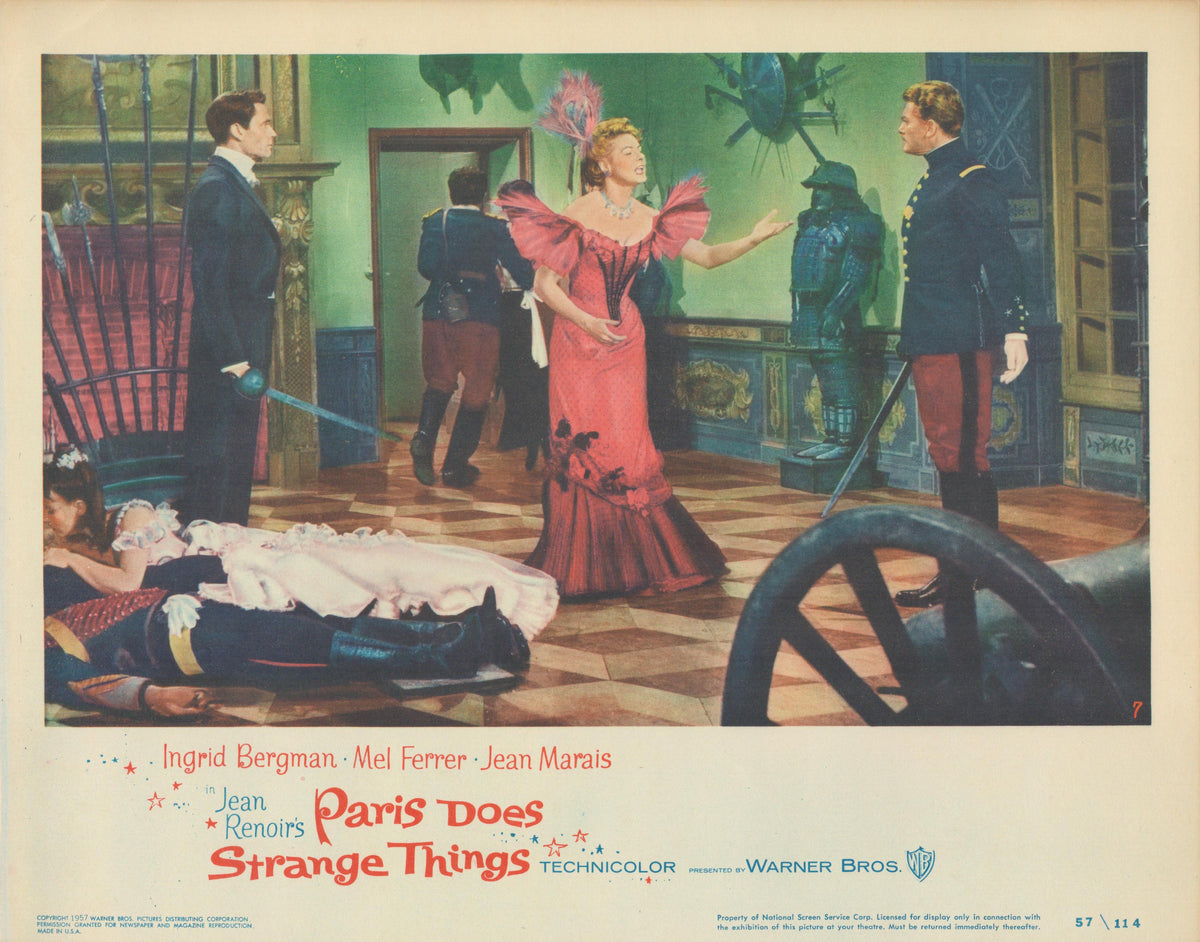 Paris Does Strange Things set of 8 original lobby cards