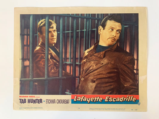 Lafayette Escadrille original 1958 vintage lobby card