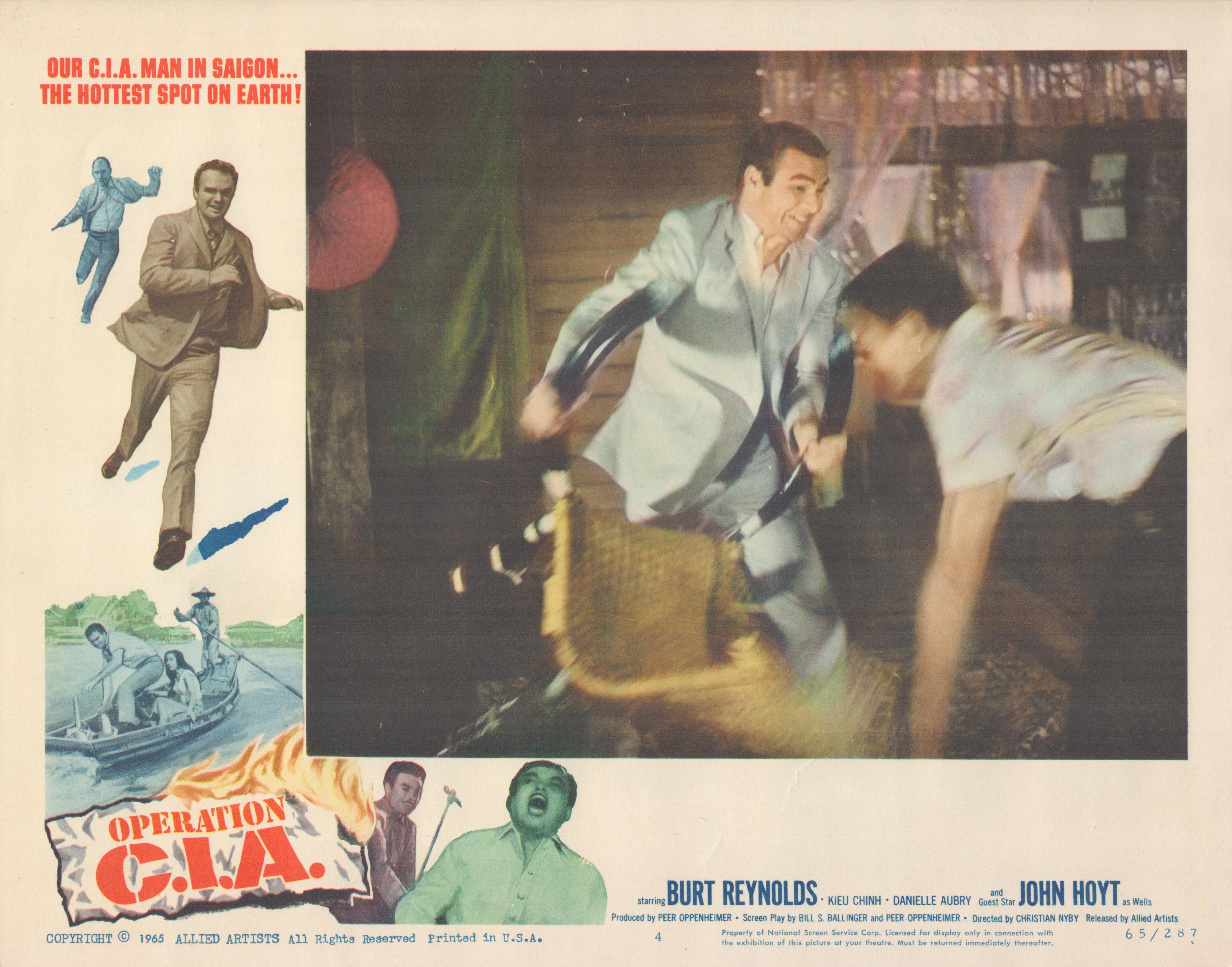 Operation C.I.A set of 8 original lobby cards