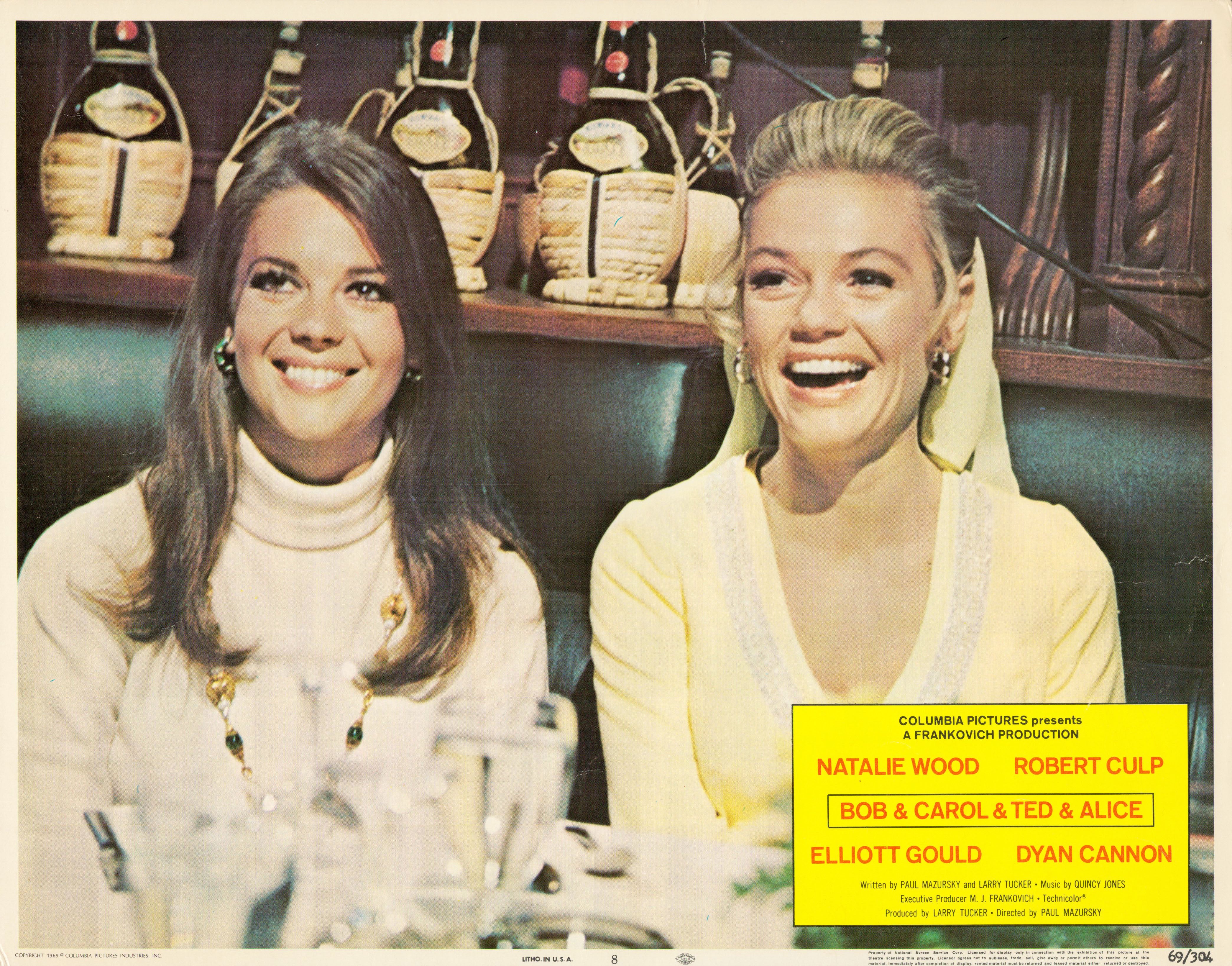 Bob & Carol & Ted & Alice 1969 original vintage lobby card