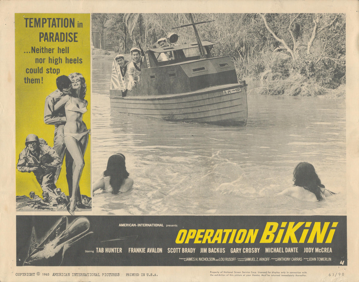 Operation Bikini set of 8 original lobby cards