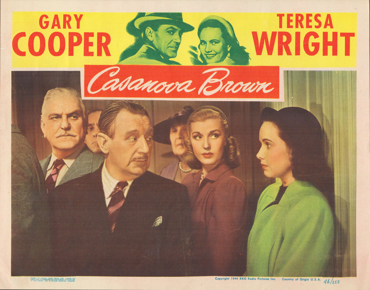 Casanova Brown 1944 original vintage lobby card