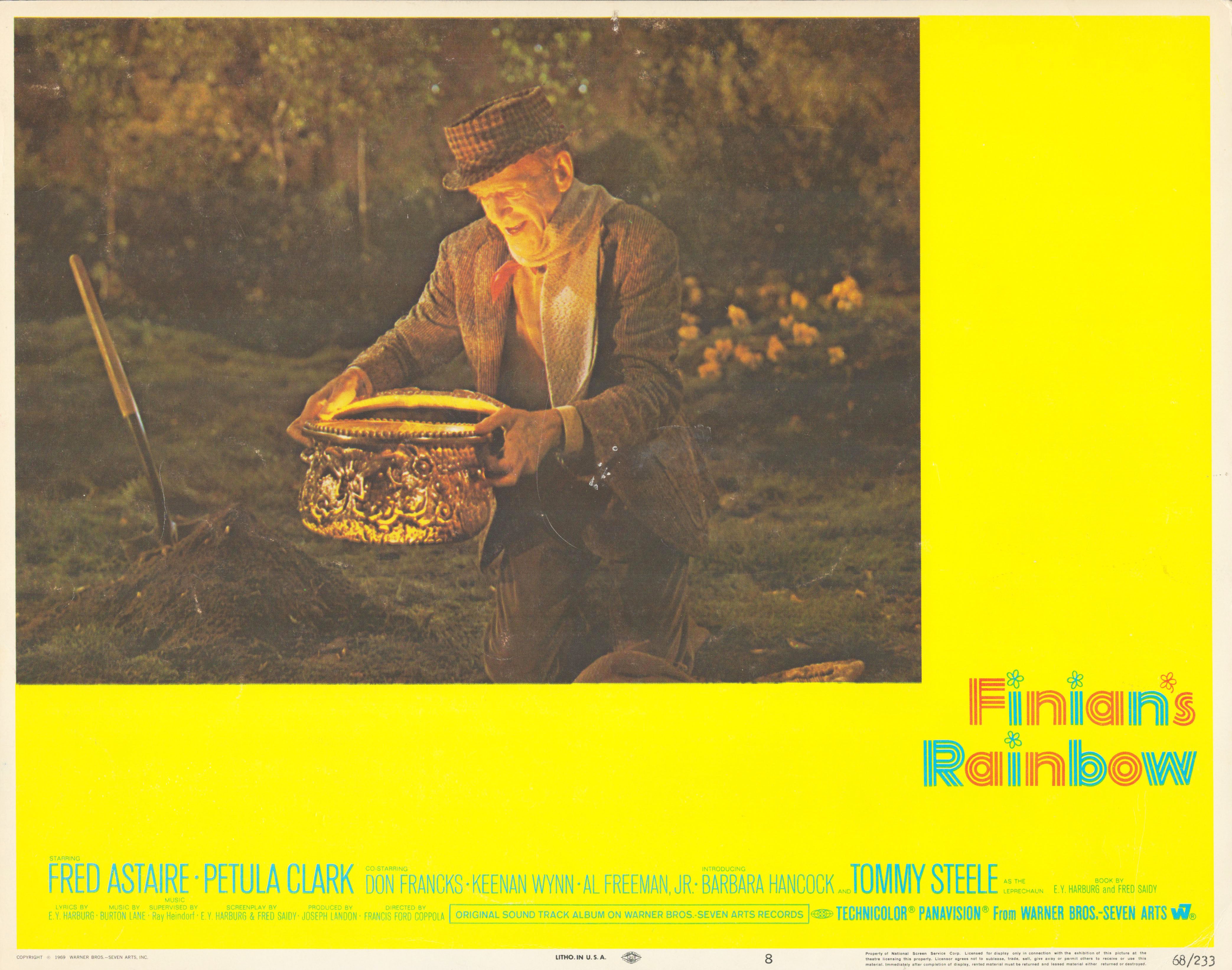 Finian's Rainbow 1969 original vintage lobby card