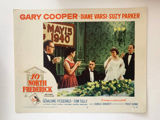 Ten North Frederick original 1958 vintage lobby card