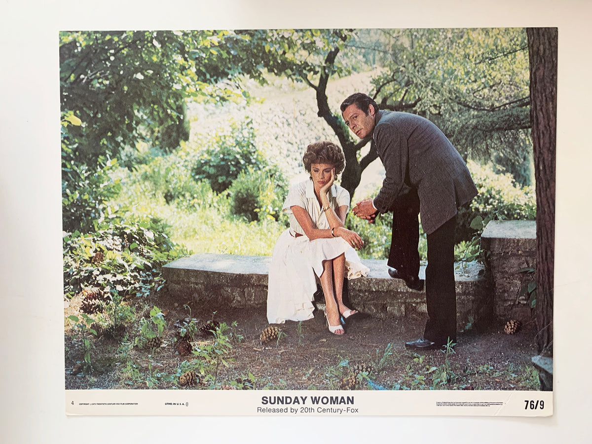 The Sunday Woman 
original 1976 vintage lobby card