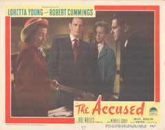 The Accused 1948 original vintage lobby card