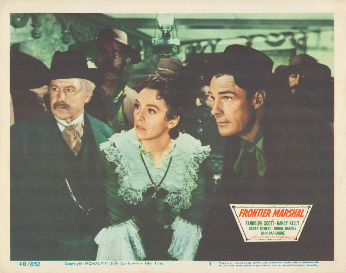 Frontier Marshall 1948 original vintage lobby card