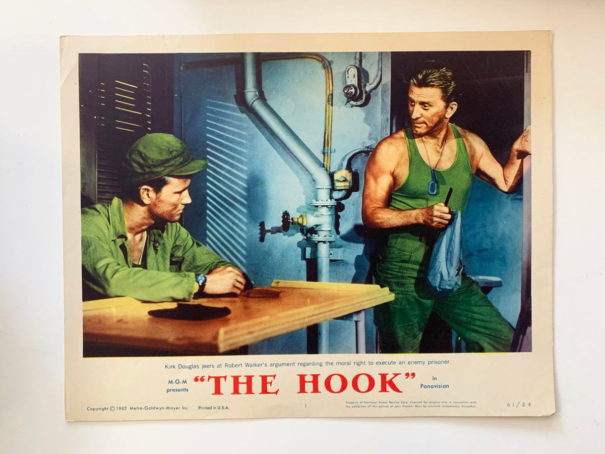 The Hook original 1963 vintage lobby card