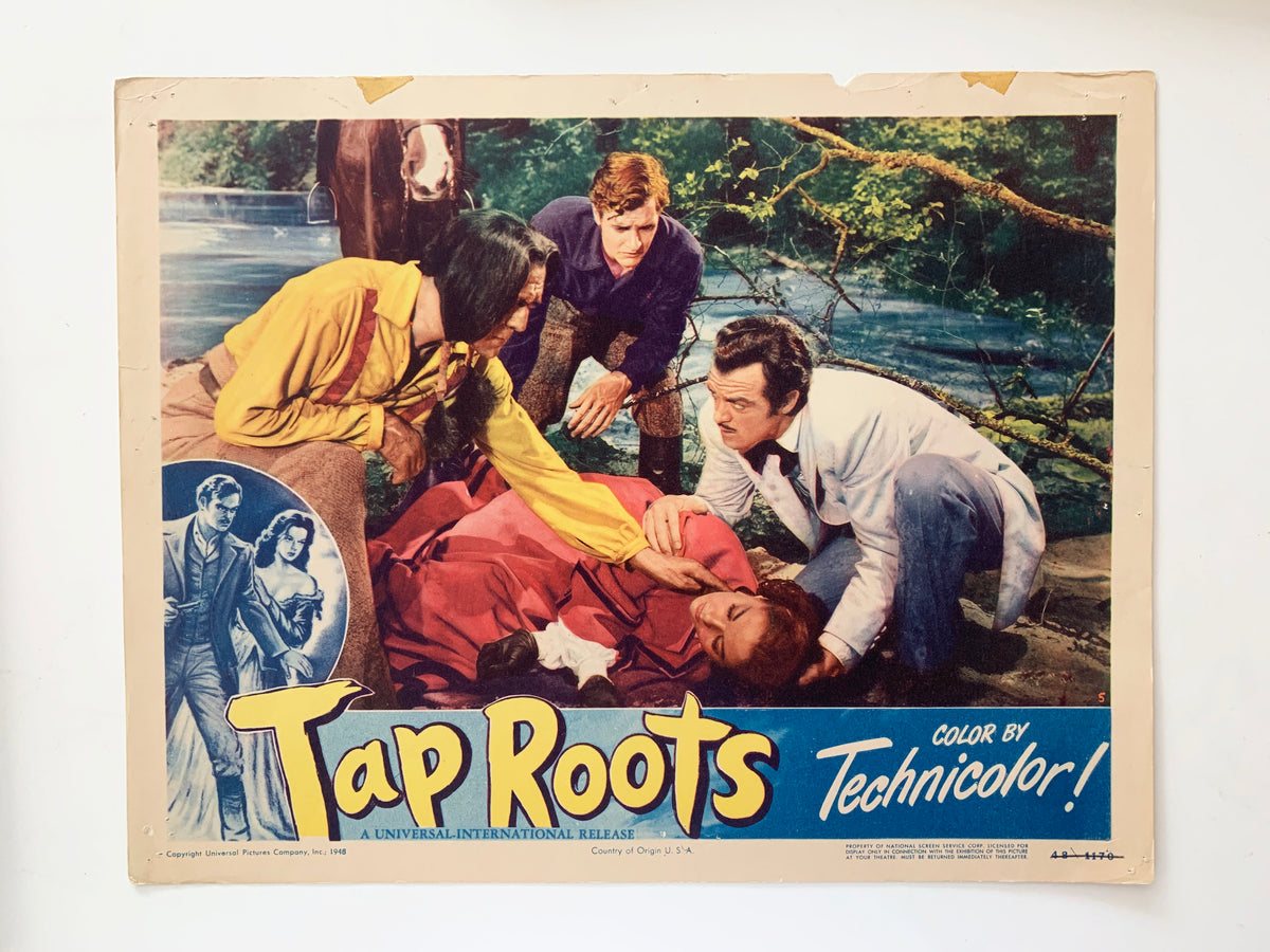 Tap Roots original 1948 vintage lobby card