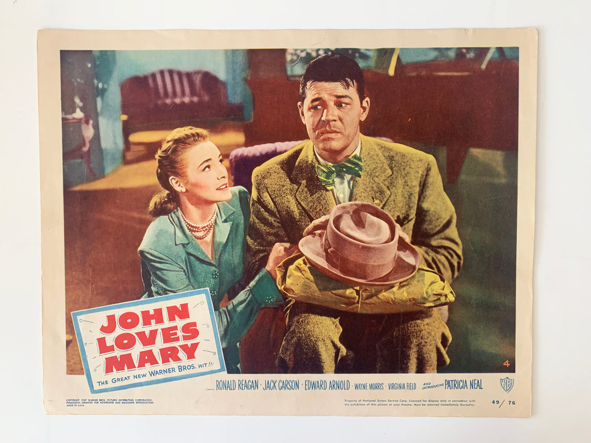 John Loves Mary original 1994 vintage lobby card