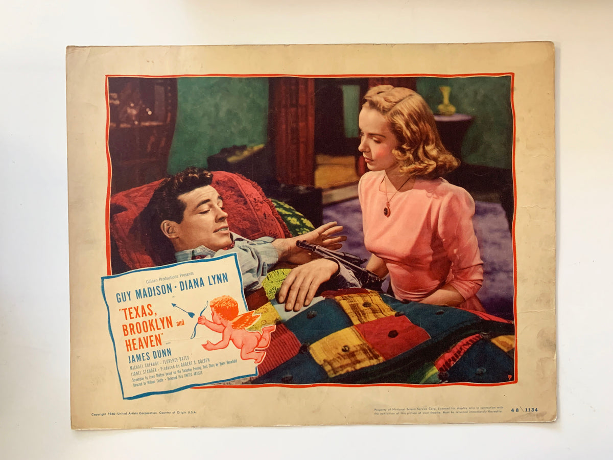 Texas, Brooklyn & Heaven original 1948 vintage lobby card