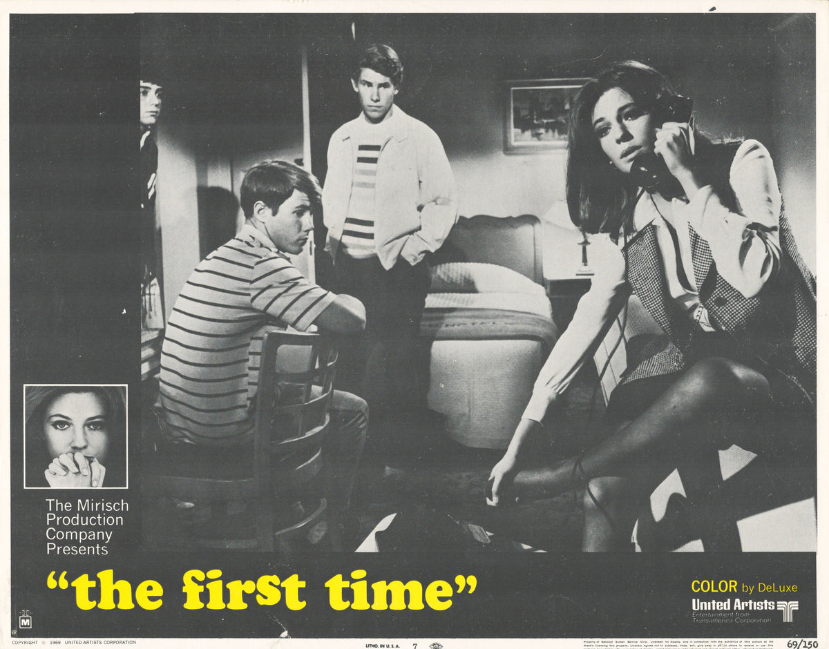 The First Time 
1969 original vintage lobby card