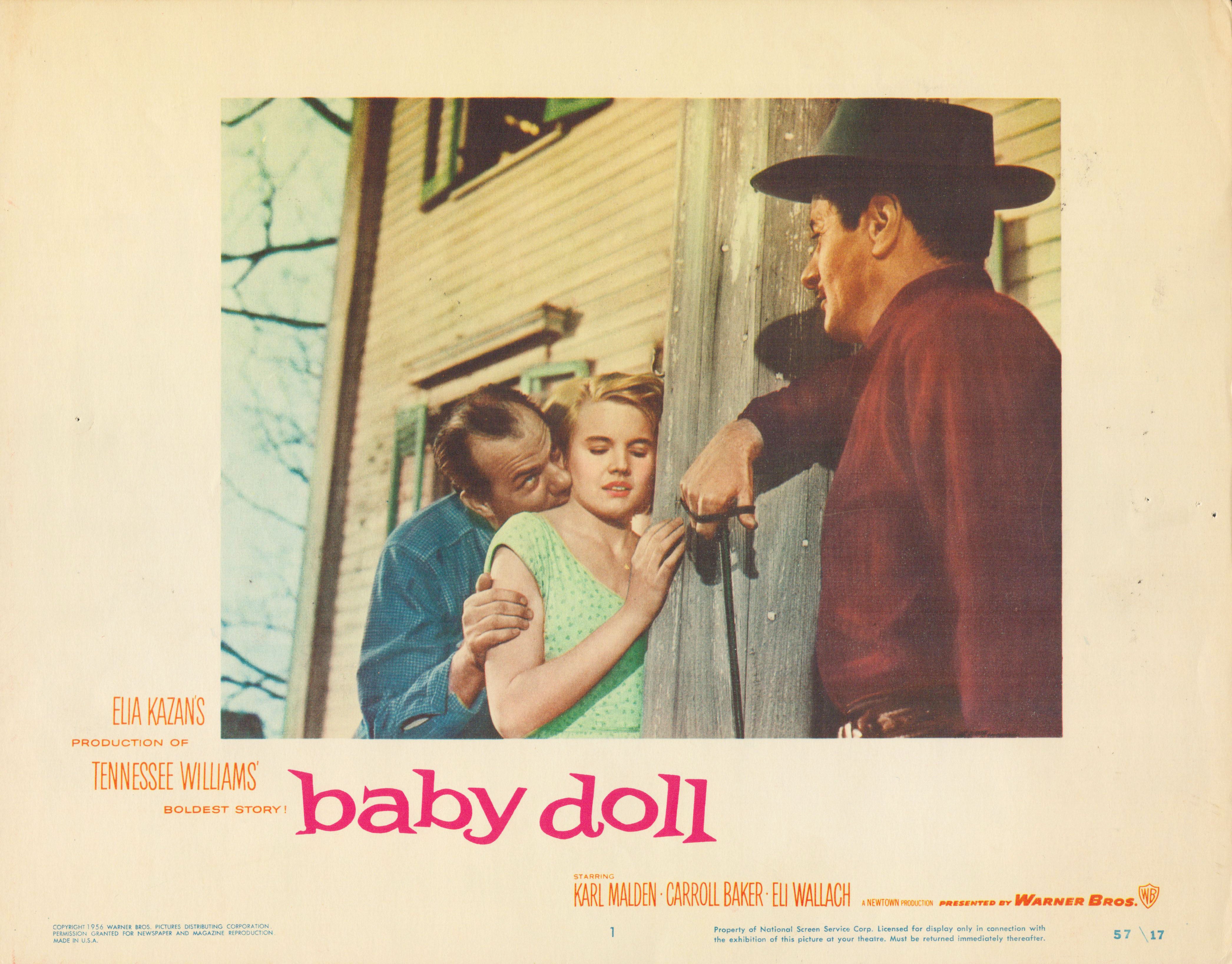 Baby Doll 1956 original vintage lobby card