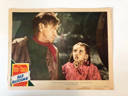 Bad Bascomb original 1946 vintage lobby card