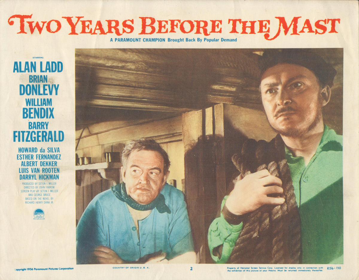 Two Years Before the Mast set of 8 original lobby cards