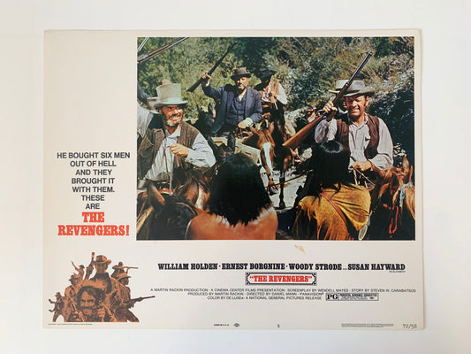 The Revengers original 1972 vintage lobby card