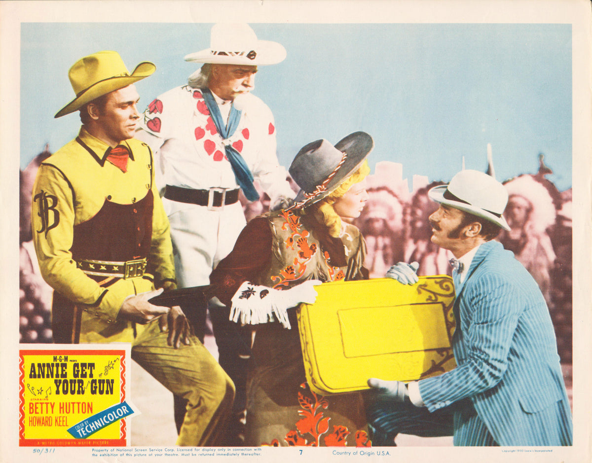 Annie Get Your Gun 1950 original vintage lobby card